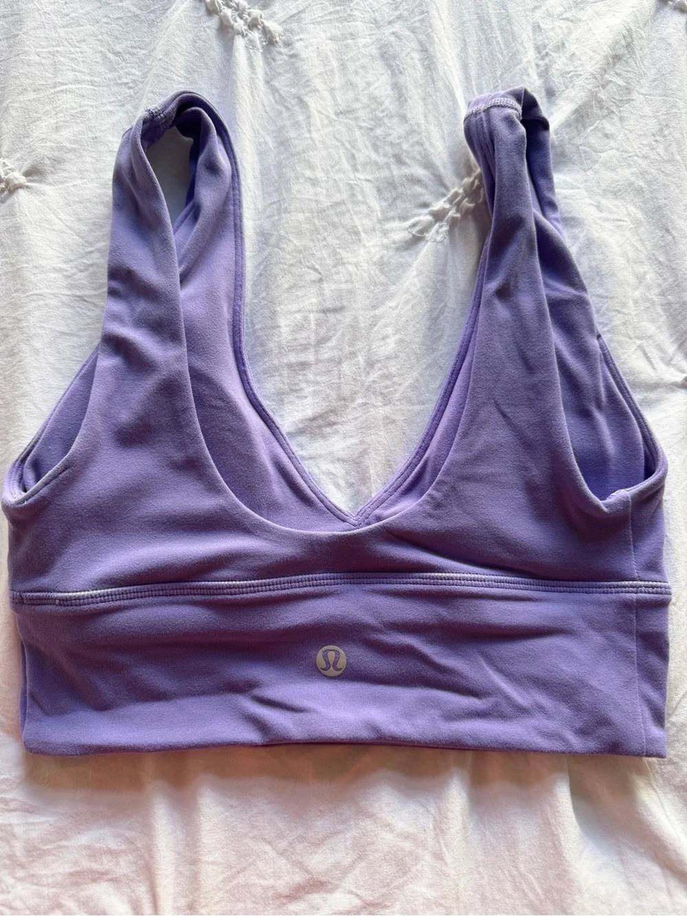 Lavender High-Waist Leggings with Matching Sports Bra - Women